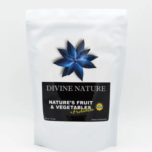 Divine Nature - Nature's Fruit and Vegetables plus probiotic Probiotic Meal Replacement